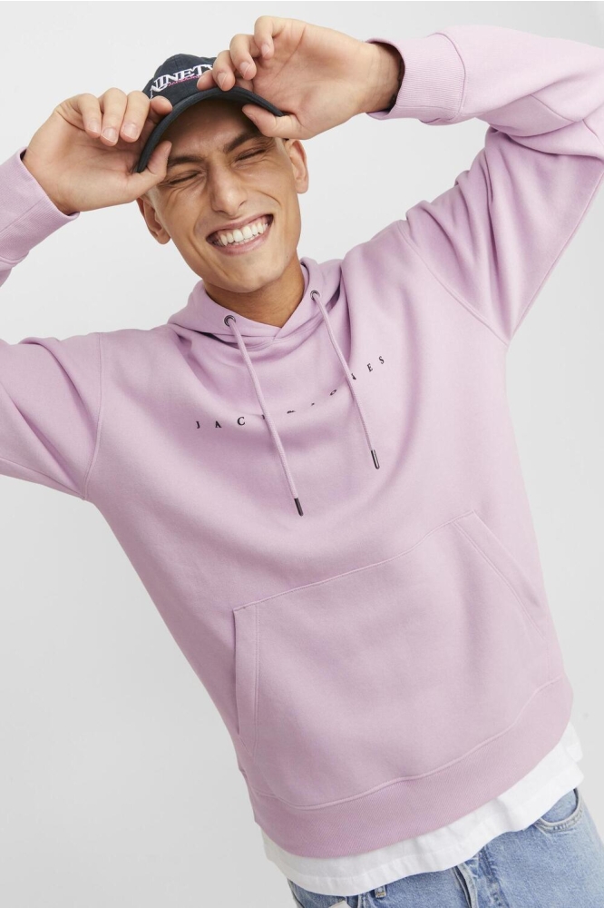 JJESTAR JJ SWEAT HOOD NOOS 12233972 PINK NECTAR